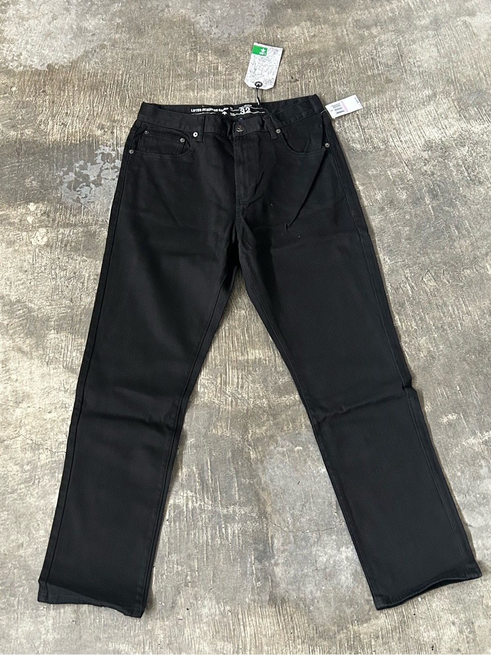 Lrg Black Straight Jeans